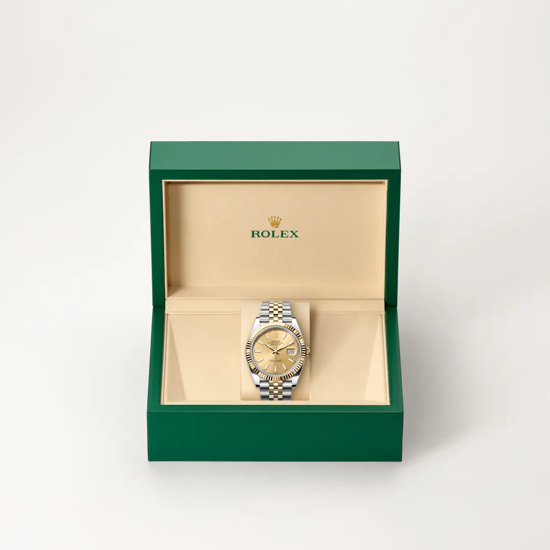 Rolex Datejust 41 in Rolesor gelb (Kombination aus Edelstahl Oystersteel und Gelbgold), M126333-0010 – Atelier Stoess