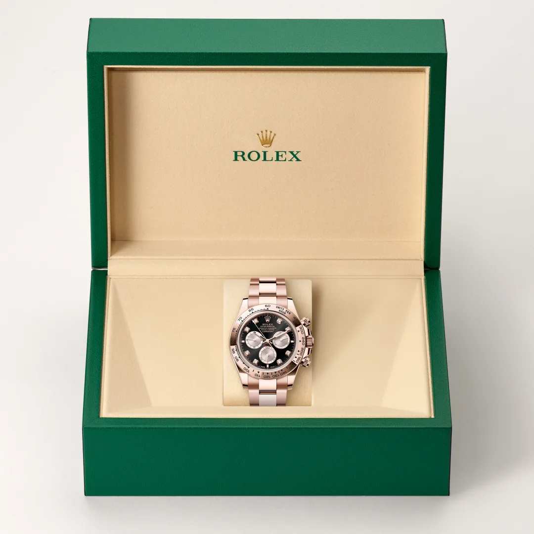 Rolex Cosmograph Daytona in 18 Karat Everose-Gold, M126505-0002 – Atelier Stoess