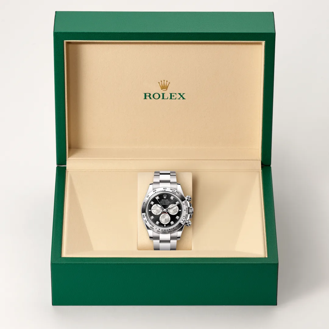 Rolex Cosmograph Daytona in 18 Karat Weißgold, M126509-0002 – Atelier Stoess