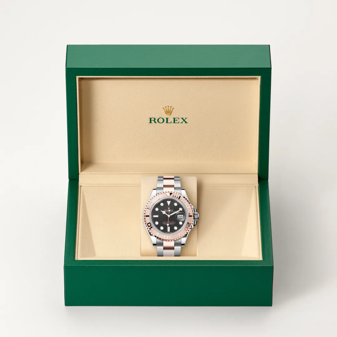Rolex Yacht-Master 40 in Rolesor Everose (Kombination aus Edelstahl Oystersteel und Everose-Gold), M126621-0002 – Atelier Stoess