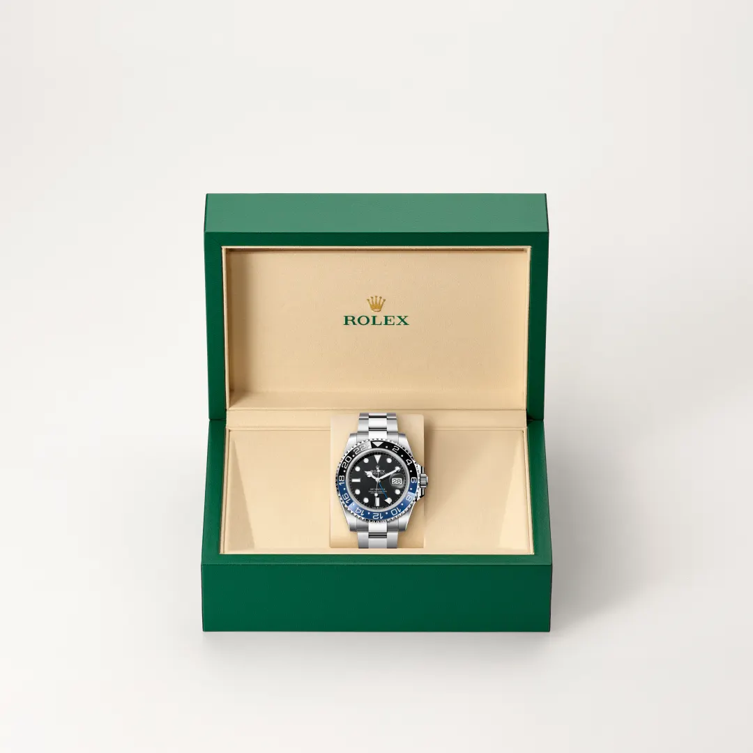 Rolex GMT-Master II in Edelstahl Oystersteel, M126710BLNR-0003 – Atelier Stoess
