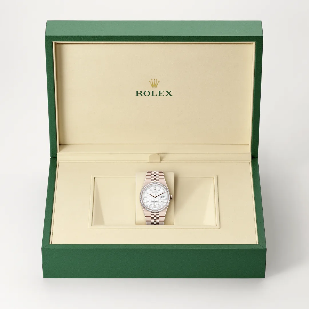 Rolex Land-Dweller 36 in 18 Karat Everose-Gold, M127285TBR-0002 – Atelier Stoess