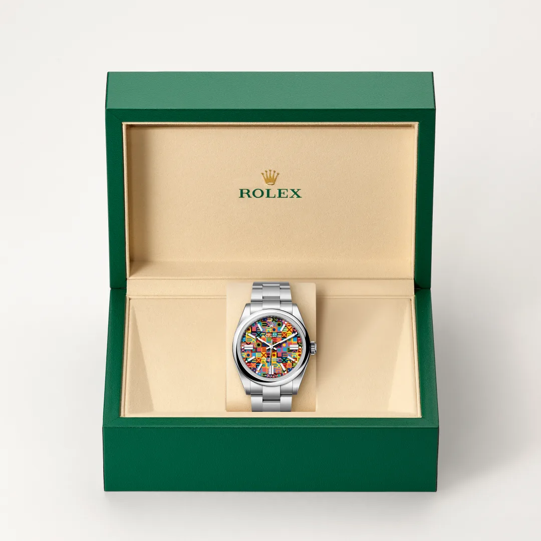 Rolex Oyster Perpetual 41 in Edelstahl Oystersteel, M134300-0010 – Atelier Stoess