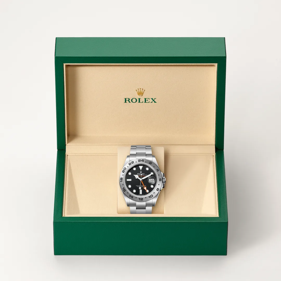 Rolex Explorer II in Edelstahl Oystersteel, M226570-0002 – Atelier Stoess