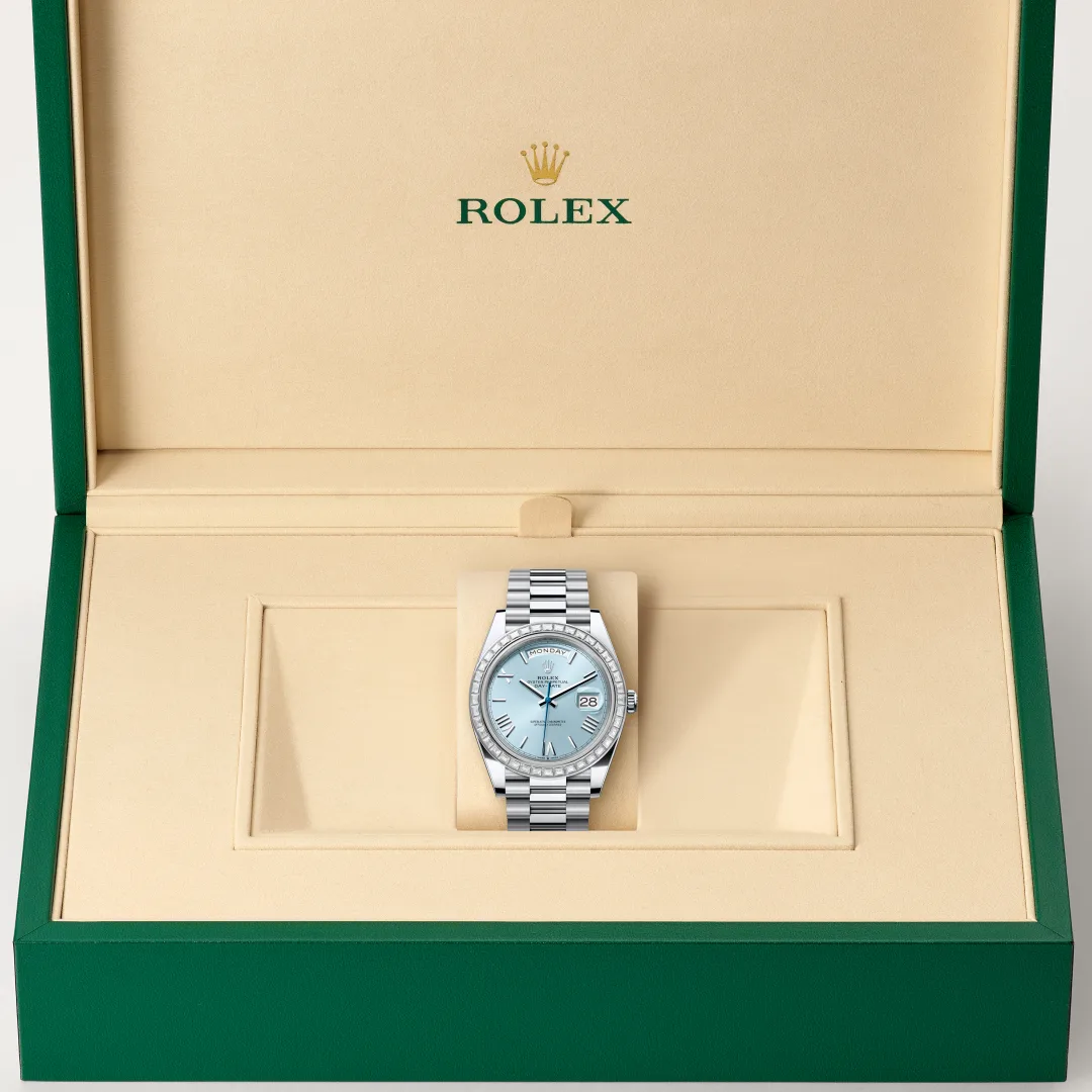 Rolex Day-Date 40 in Platin, M228396TBR-0030 – Atelier Stoess
