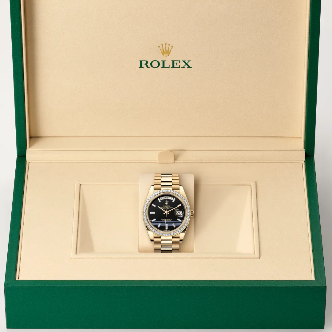 Rolex Day-Date 40 in 18 Karat Gelbgold, M228398TBR-0038 – Atelier Stoess