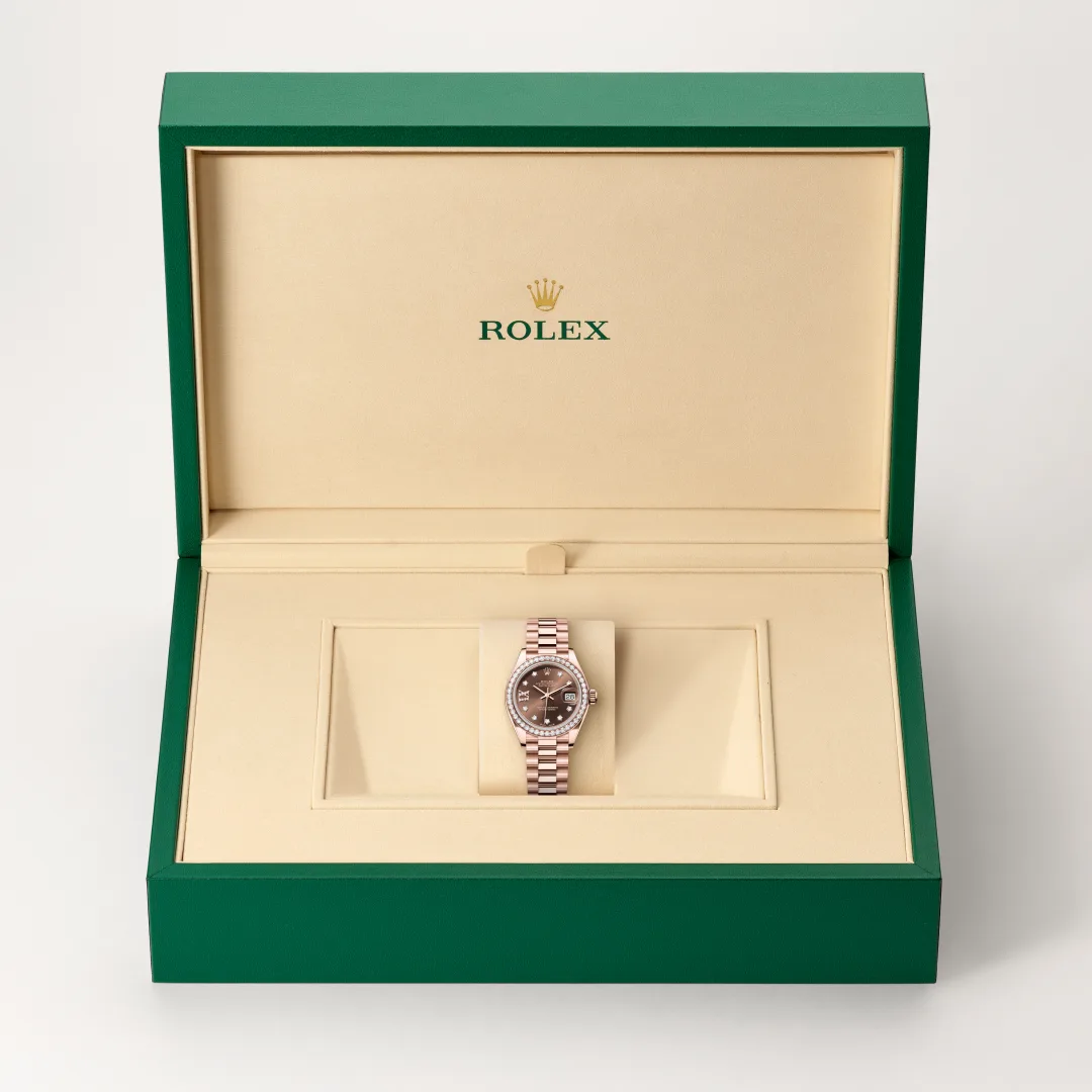 Rolex Lady-Datejust in 18 Karat Everose-Gold, M279135RBR-0001 – Atelier Stoess