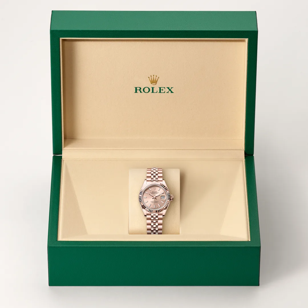 Rolex Lady-Datejust in 18 Karat Everose-Gold, M279175-0026 – Atelier Stoess