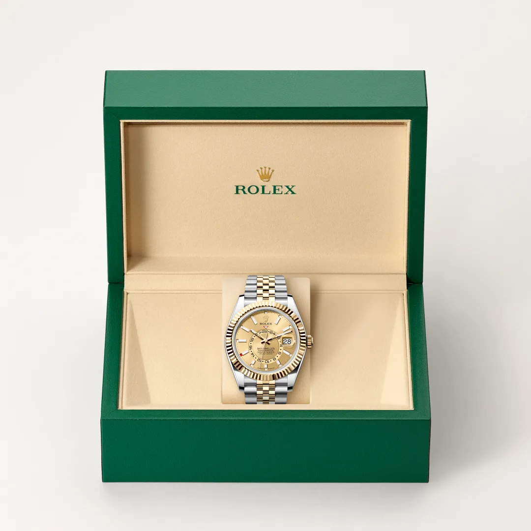 Rolex Sky-Dweller in Rolesor gelb (Kombination aus Edelstahl Oystersteel und Gelbgold), M336933-0002 – Atelier Stoess