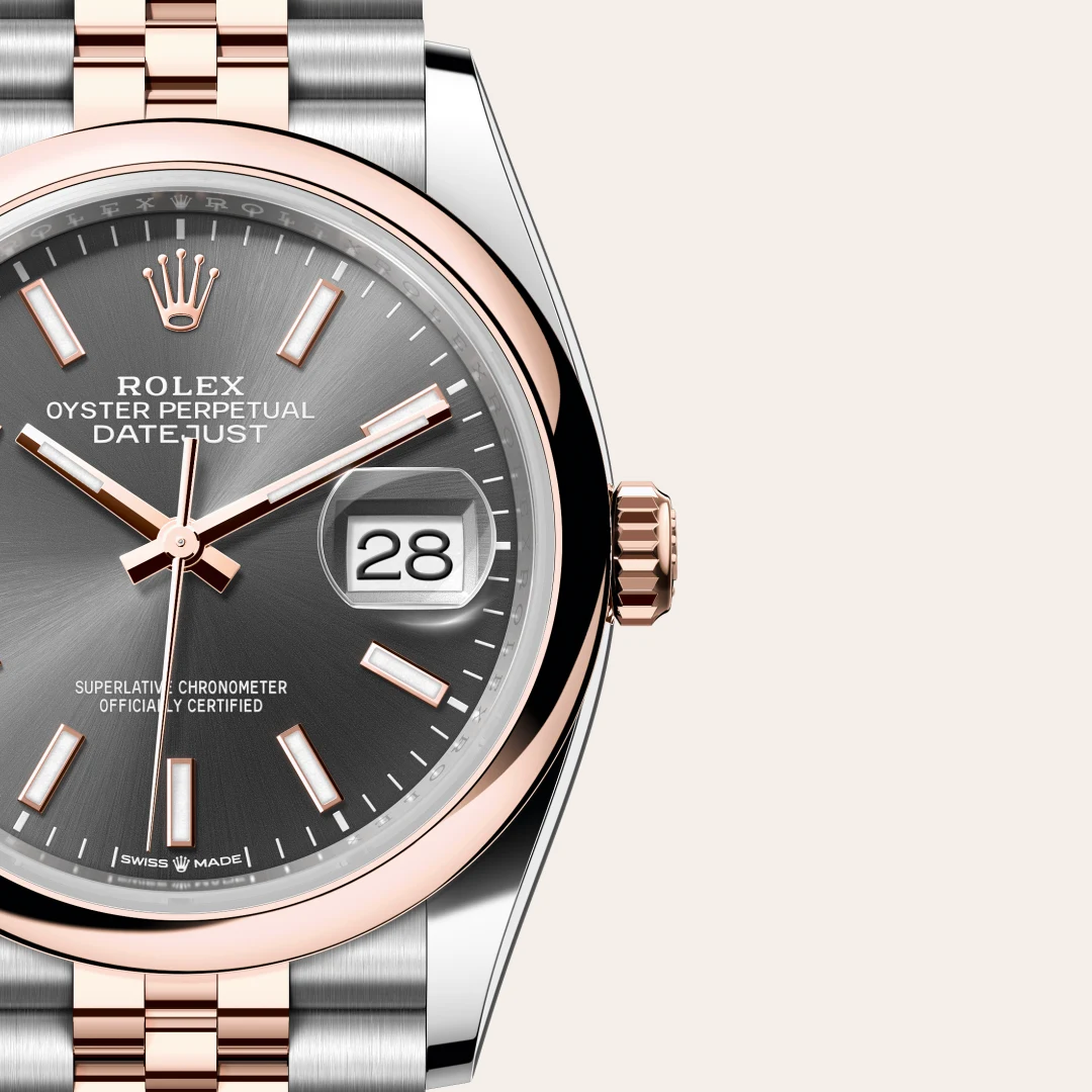 Rolex Datejust 36 in Rolesor Everose (Kombination aus Edelstahl Oystersteel und Everose-Gold), M126201-0013 – Atelier Stoess