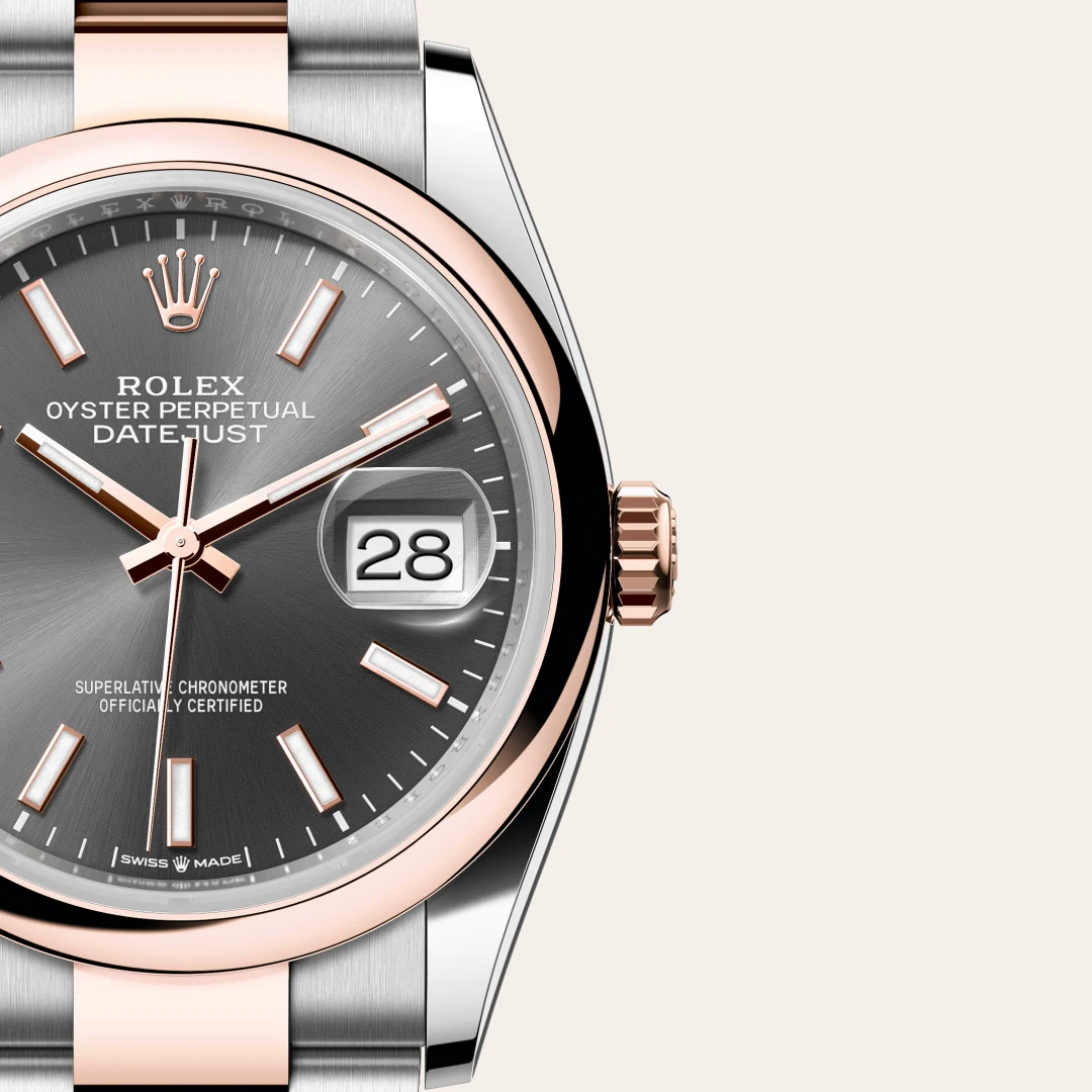 Rolex Datejust 36 in Rolesor Everose (Kombination aus Edelstahl Oystersteel und Everose-Gold), M126201-0014 – Atelier Stoess