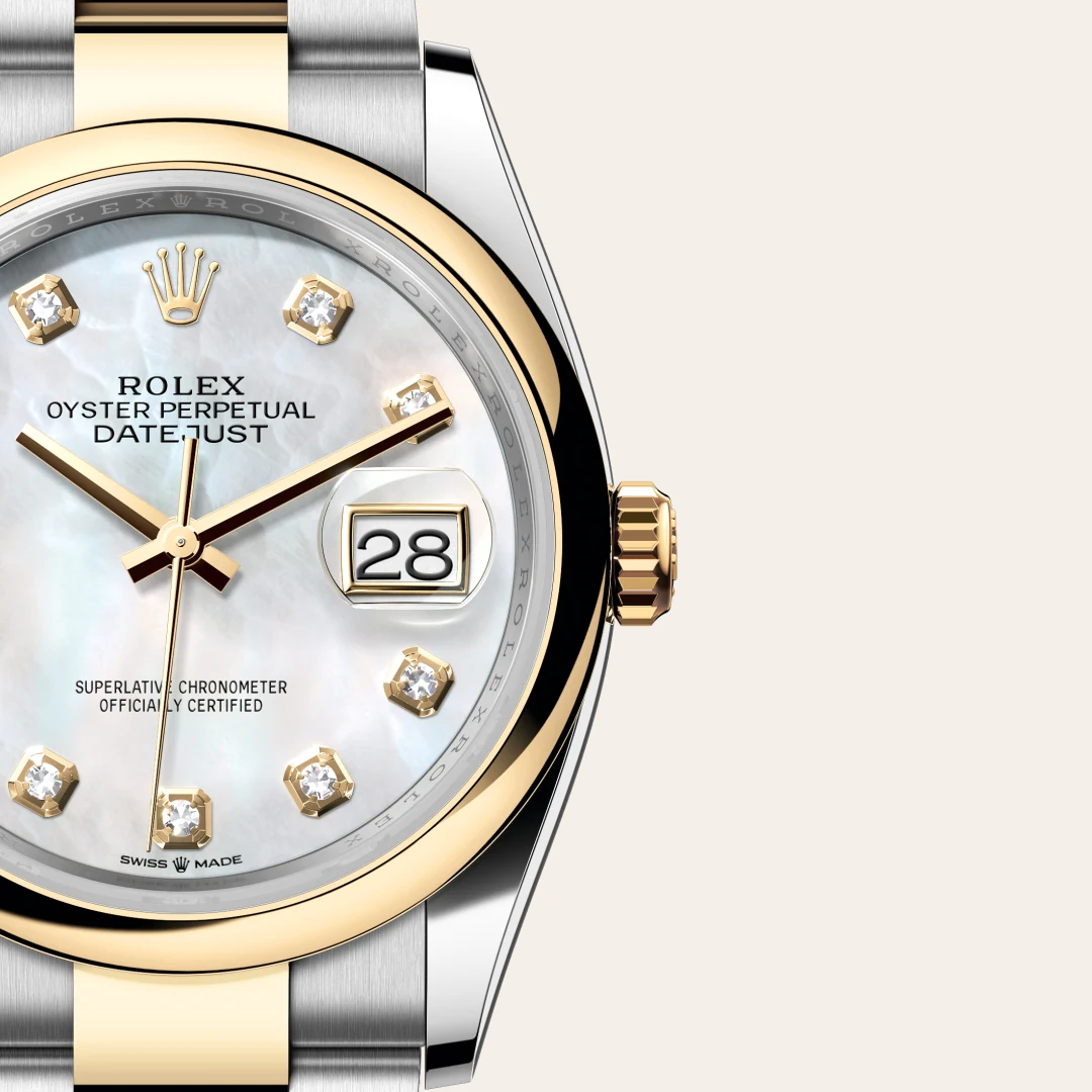 Rolex Datejust 36 in Rolesor gelb (Kombination aus Edelstahl Oystersteel und Gelbgold), M126203-0024 – Atelier Stoess