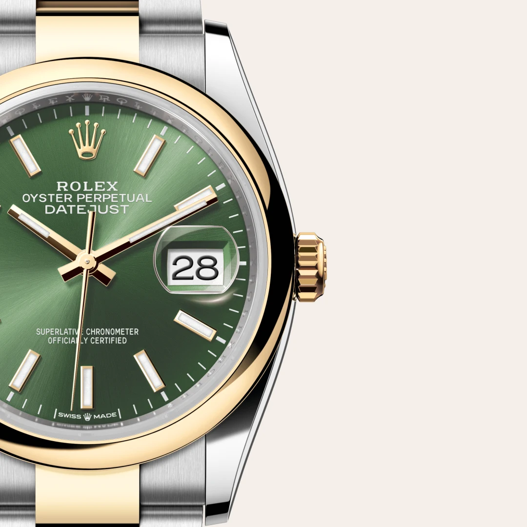 Rolex Datejust 36 in Rolesor gelb (Kombination aus Edelstahl Oystersteel und Gelbgold), M126203-0058 – Atelier Stoess