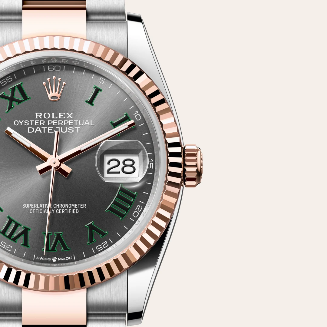 Rolex Datejust 36 in Rolesor Everose (Kombination aus Edelstahl Oystersteel und Everose-Gold), M126231-0030 – Atelier Stoess