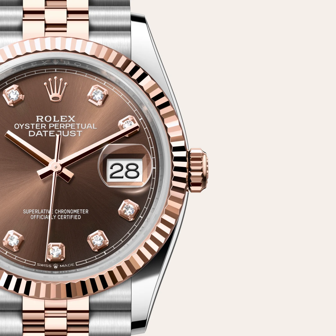 Rolex Datejust 36 in Rolesor Everose (Kombination aus Edelstahl Oystersteel und Everose-Gold), M126231-0053 – Atelier Stoess