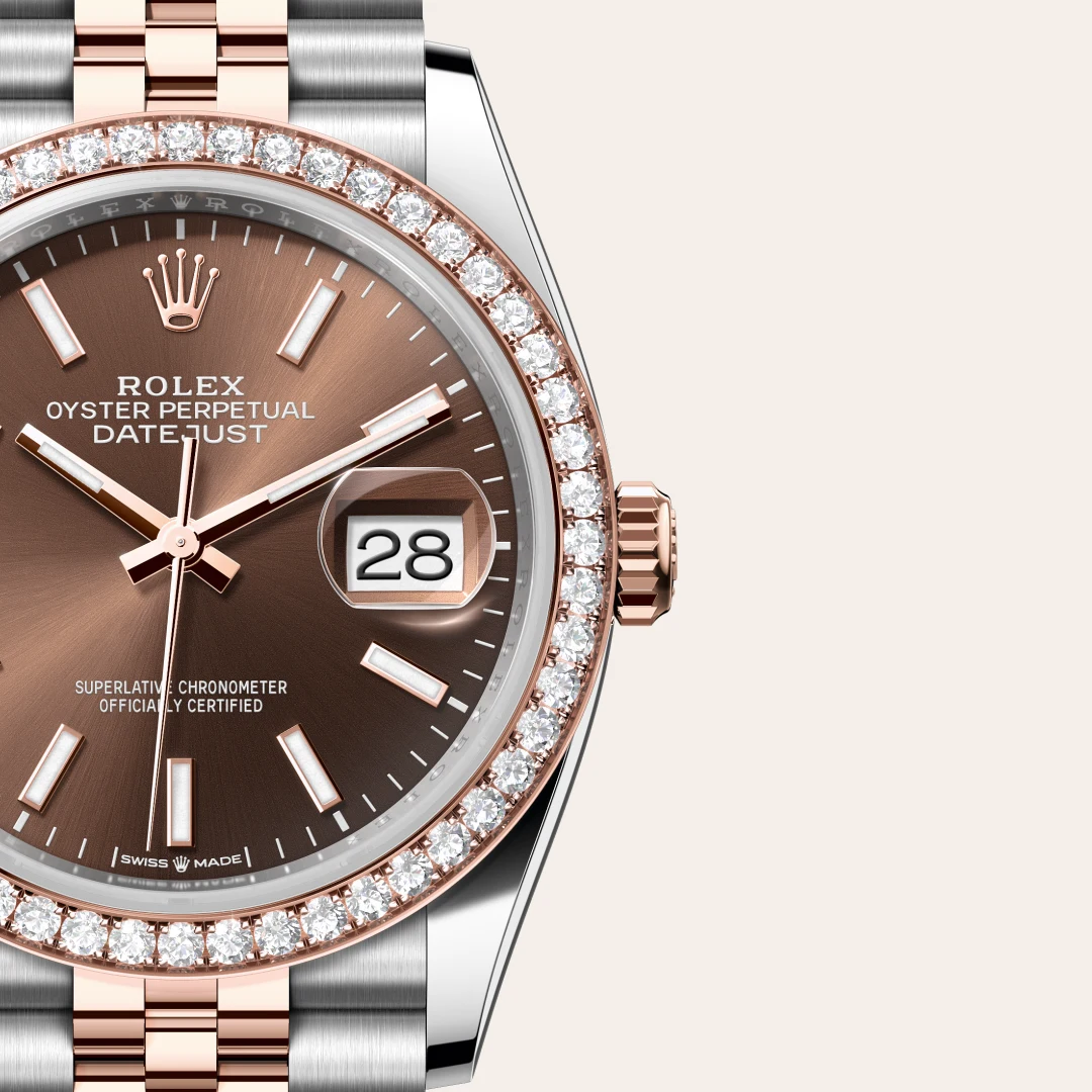 Rolex Datejust 36 in Rolesor Everose (Kombination aus Edelstahl Oystersteel und Everose-Gold), M126281RBR-0031 – Atelier Stoess