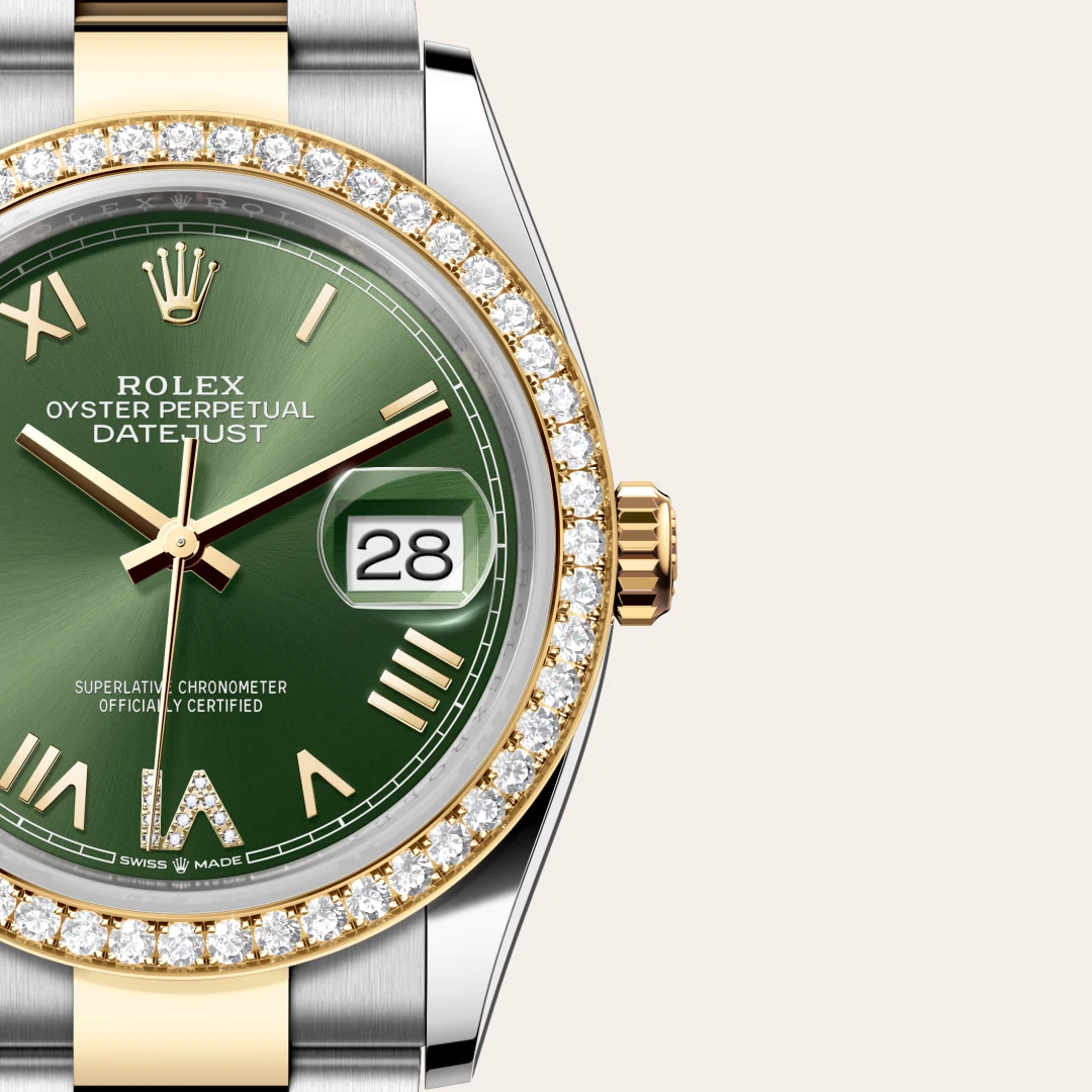 Rolex Datejust 36 in Rolesor gelb (Kombination aus Edelstahl Oystersteel und Gelbgold), M126283RBR-0036 – Atelier Stoess