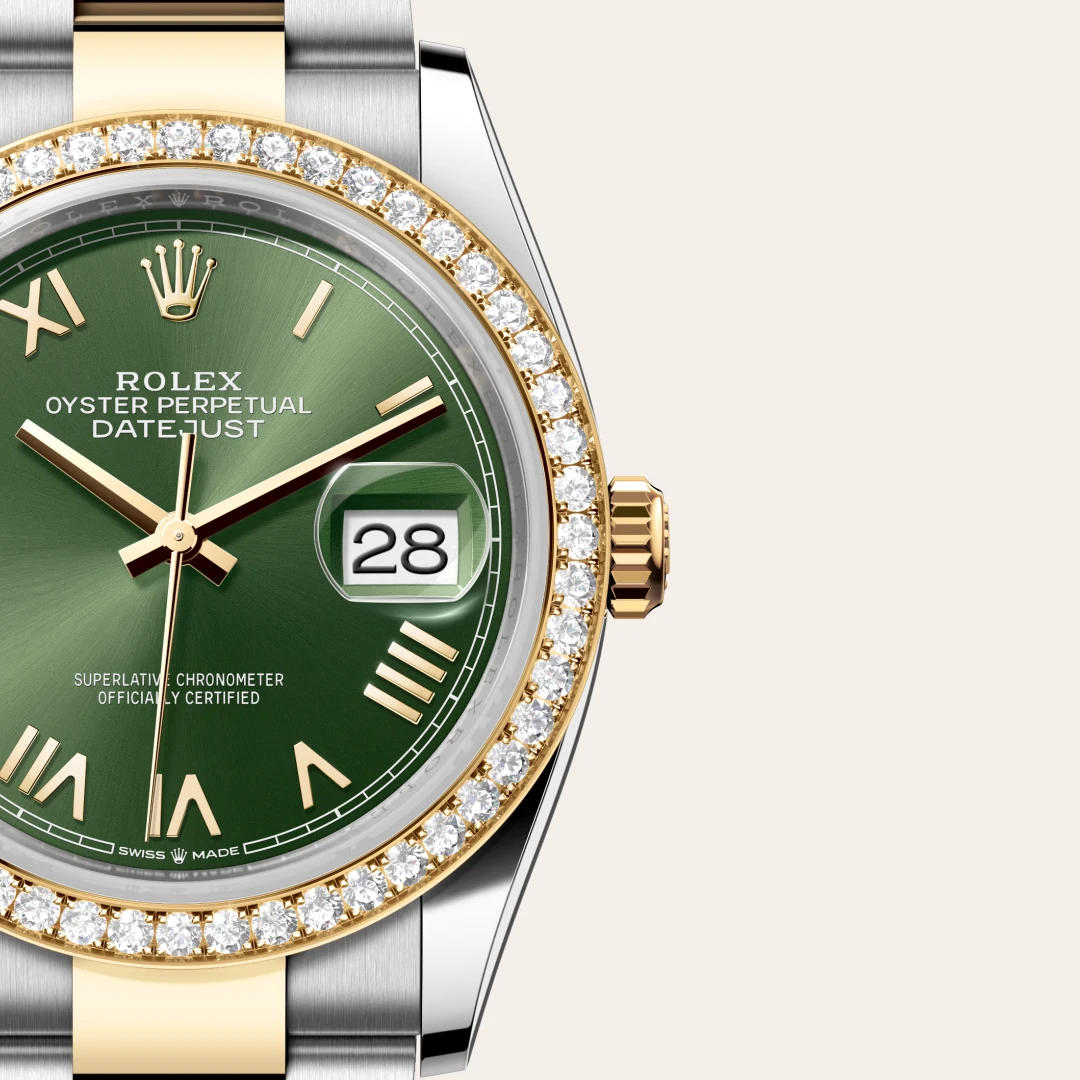 Rolex Datejust 36 in Rolesor gelb (Kombination aus Edelstahl Oystersteel und Gelbgold), M126283RBR-0040 – Atelier Stoess