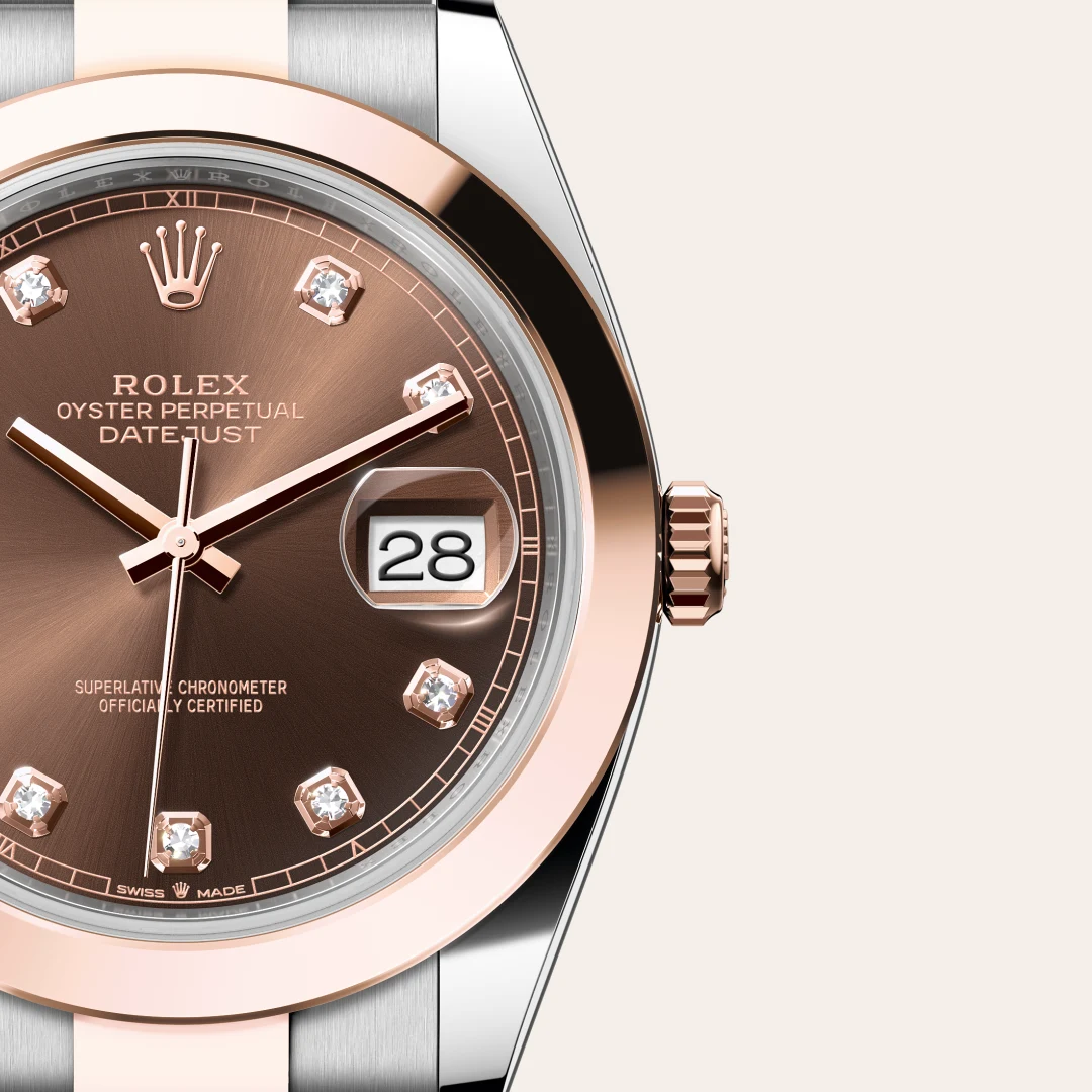 Rolex Datejust 41 in Rolesor Everose (Kombination aus Edelstahl Oystersteel und Everose-Gold), M126301-0003 – Atelier Stoess