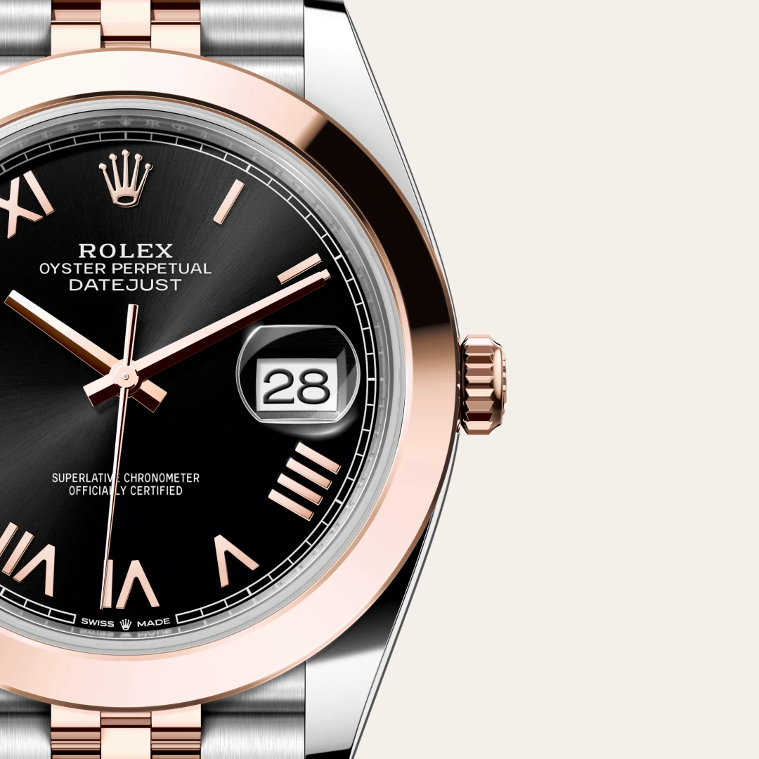 Rolex Datejust 41 in Rolesor Everose (Kombination aus Edelstahl Oystersteel und Everose-Gold), M126301-0024 – Atelier Stoess