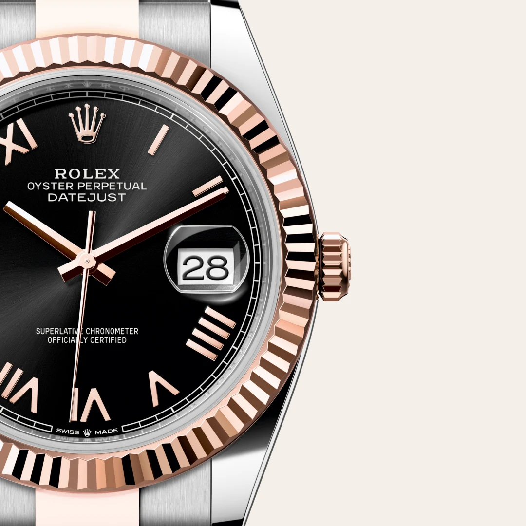 Rolex Datejust 41 in Rolesor Everose (Kombination aus Edelstahl Oystersteel und Everose-Gold), M126331-0023 – Atelier Stoess