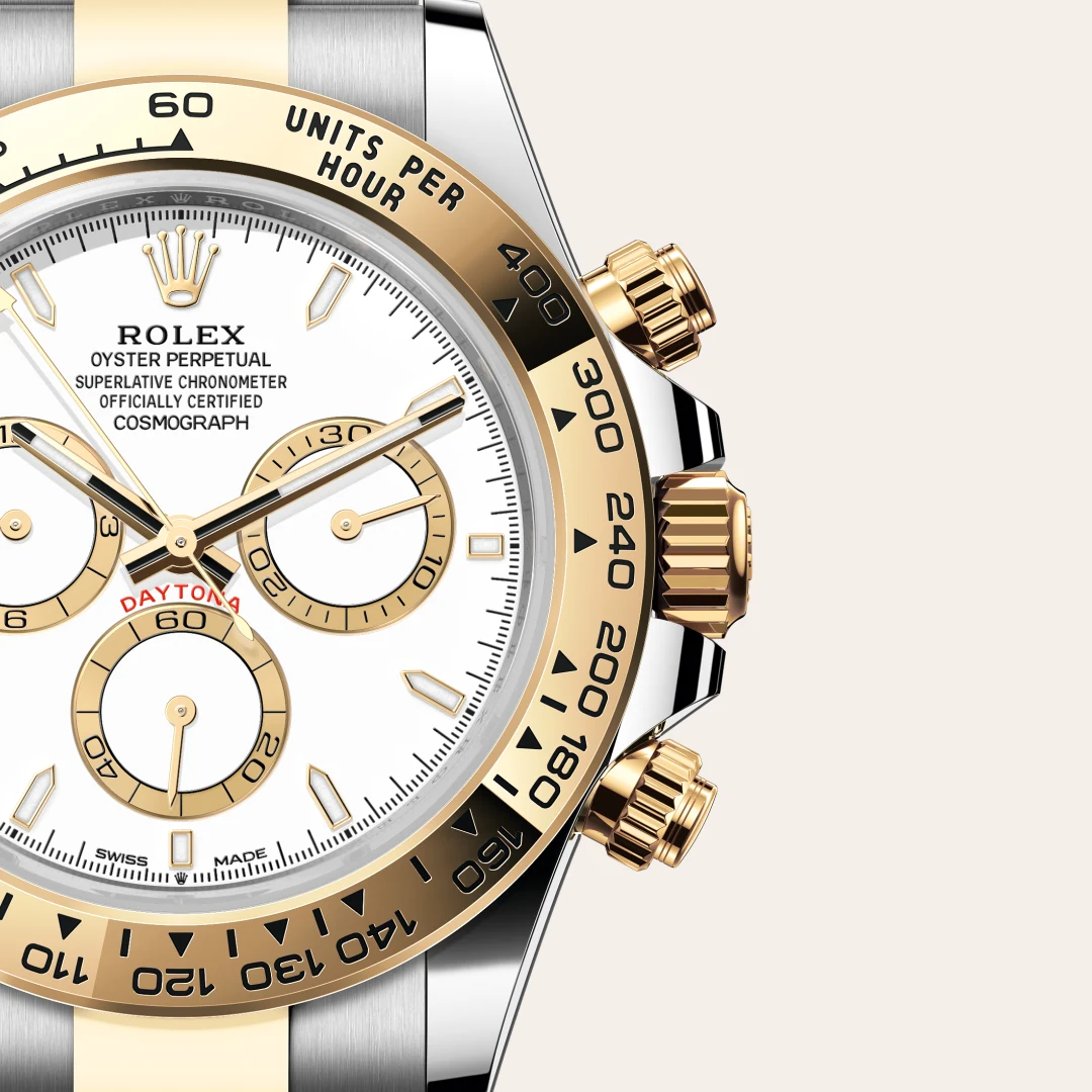 Rolex Cosmograph Daytona in Rolesor gelb (Kombination aus Edelstahl Oystersteel und Gelbgold), M126503-0001 – Atelier Stoess