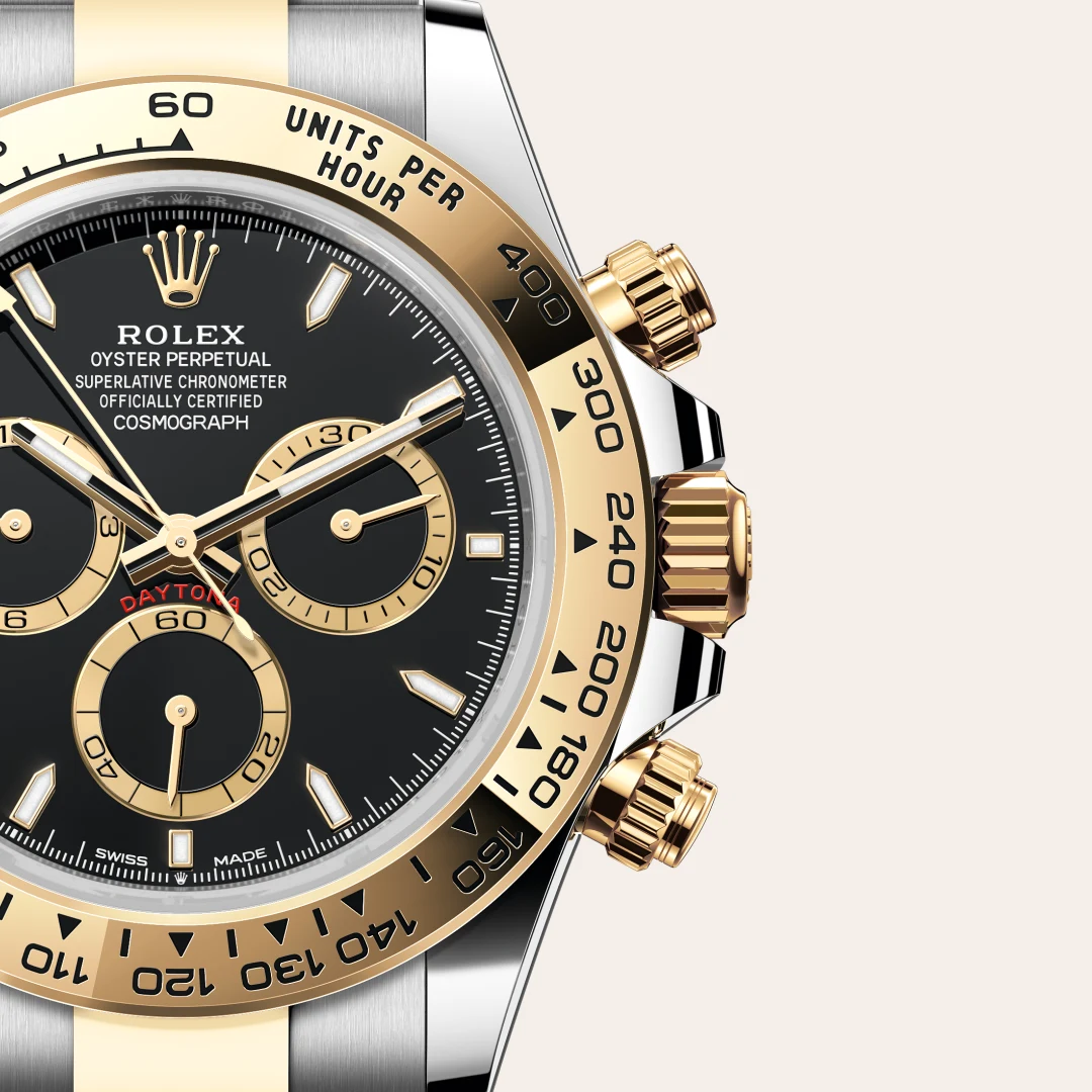 Rolex Cosmograph Daytona in Rolesor gelb (Kombination aus Edelstahl Oystersteel und Gelbgold), M126503-0003 – Atelier Stoess
