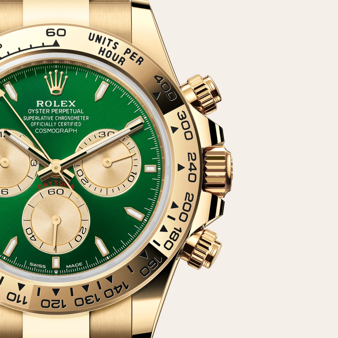 Rolex Cosmograph Daytona in 18 Karat Gelbgold, M126508-0008 – Atelier Stoess