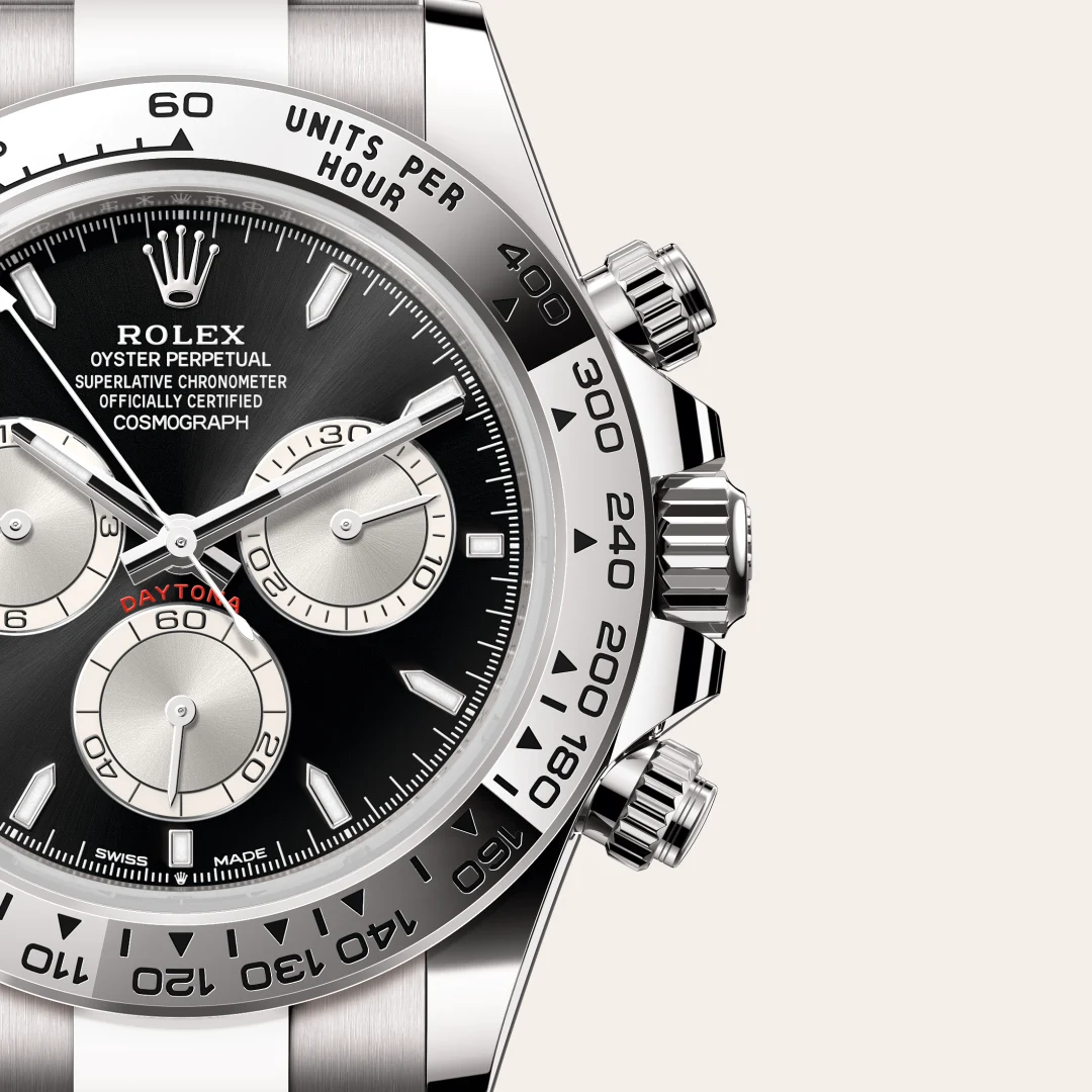 Rolex Cosmograph Daytona in 18 Karat Weißgold, M126509-0001 – Atelier Stoess