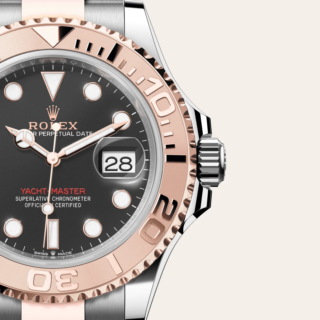 Rolex Yacht-Master 40 in Rolesor Everose (Kombination aus Edelstahl Oystersteel und Everose-Gold), M126621-0002 – Atelier Stoess
