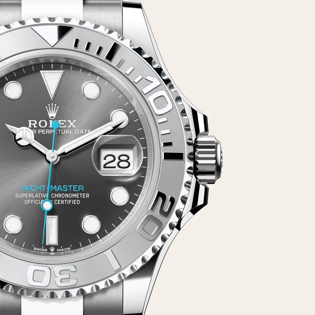 Rolex Yacht-Master 40 in Rolesium (Kombination aus Edelstahl Oystersteel und Platin), M126622-0001 – Atelier Stoess