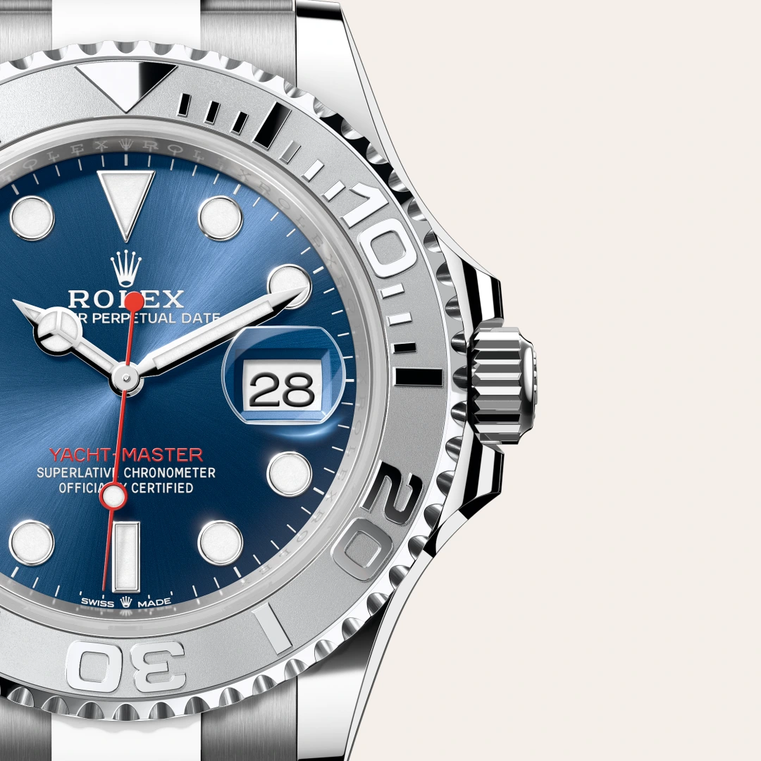 Rolex Yacht-Master 40 in Rolesium (Kombination aus Edelstahl Oystersteel und Platin), M126622-0002 – Atelier Stoess