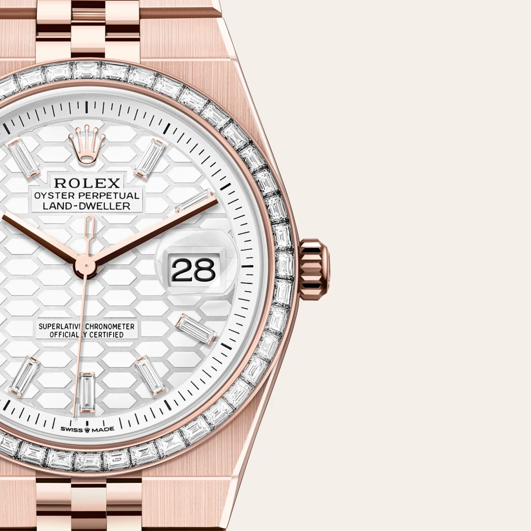 Rolex Land-Dweller 36 in 18 Karat Everose-Gold, M127285TBR-0002 – Atelier Stoess