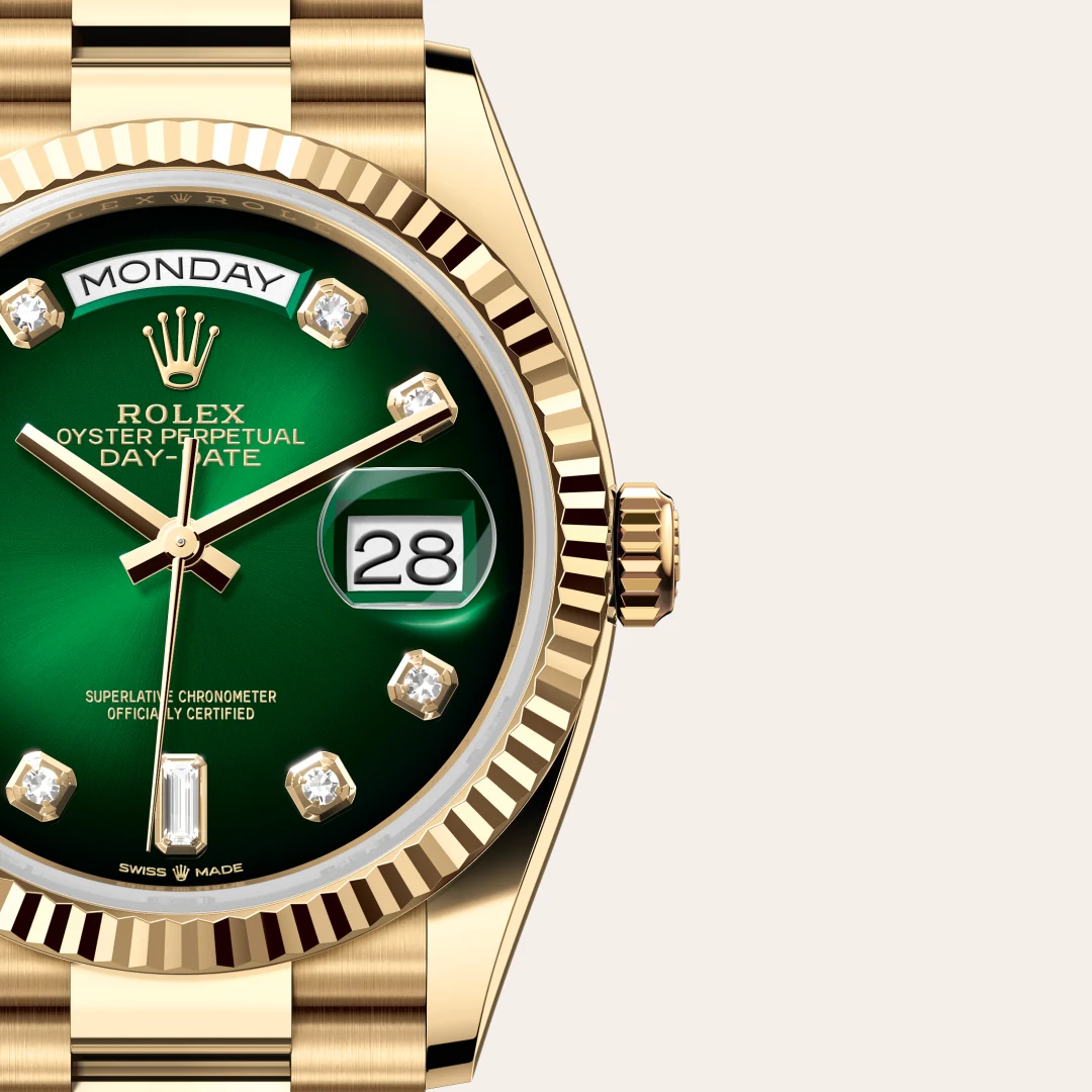 Rolex Day-Date 36 in 18 Karat Gelbgold, M128238-0069 – Atelier Stoess