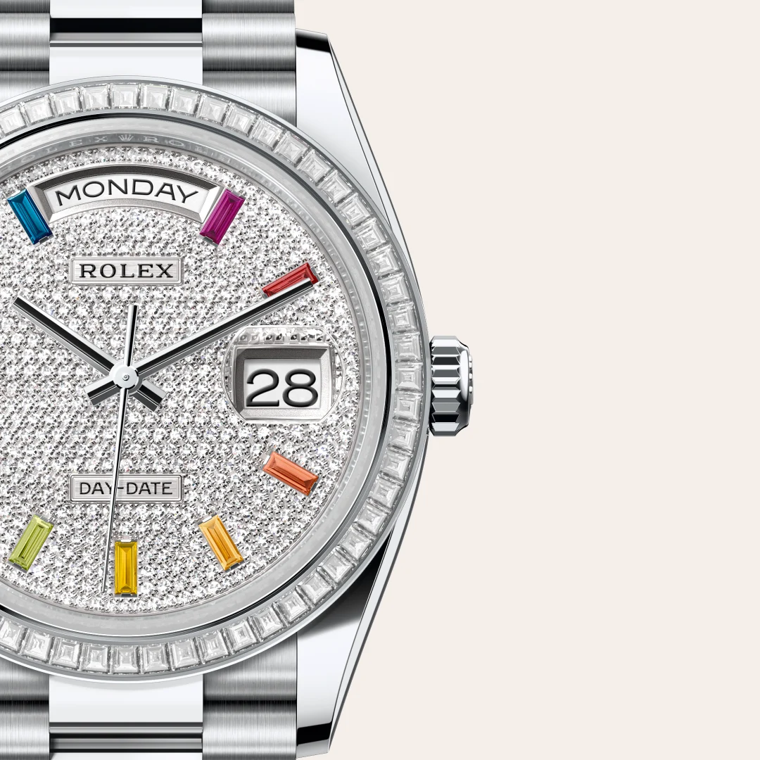 Rolex Day-Date 36 in Platin, M128396TBR-0006 – Atelier Stoess