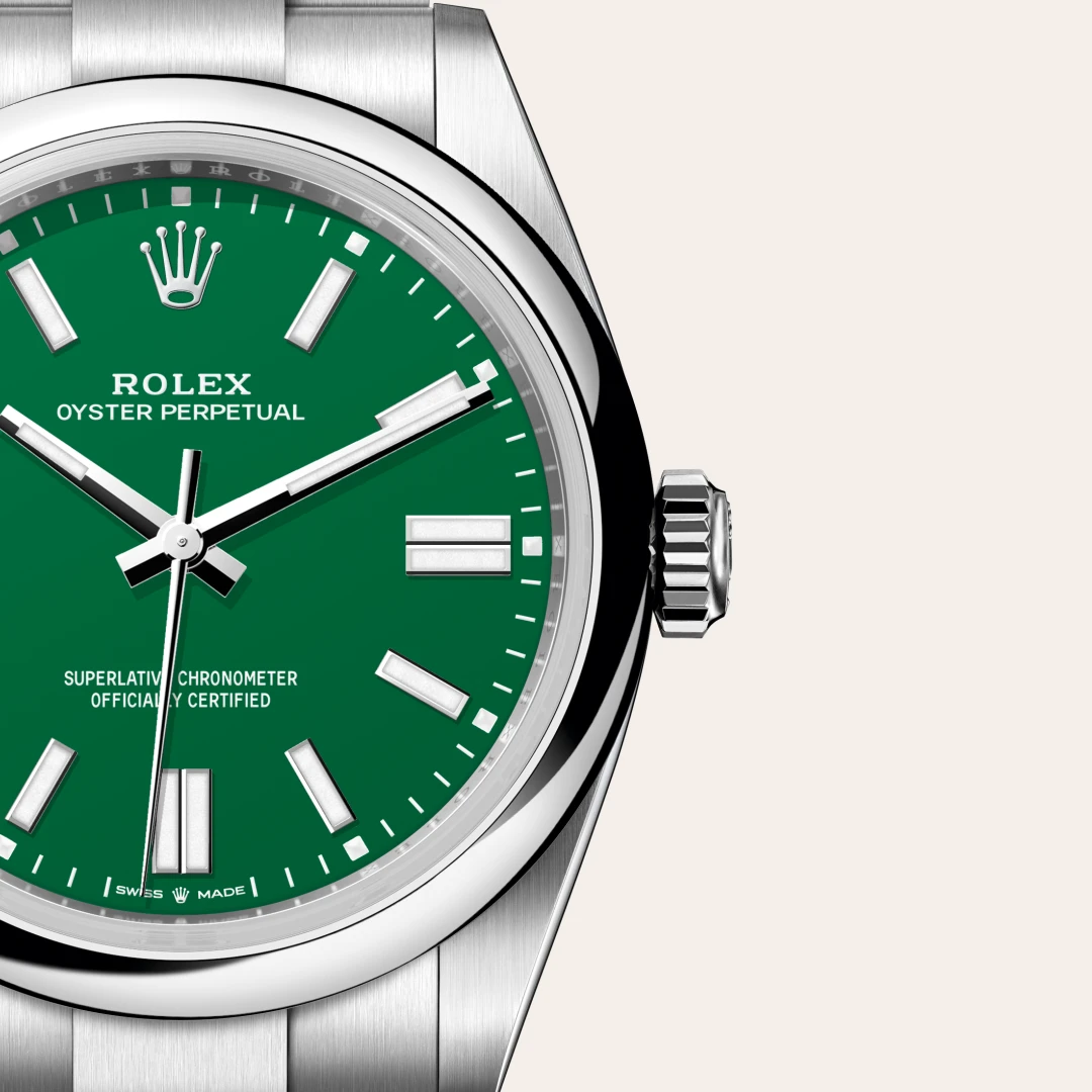 Rolex Oyster Perpetual 41 in Edelstahl Oystersteel, M134300-0004 – Atelier Stoess