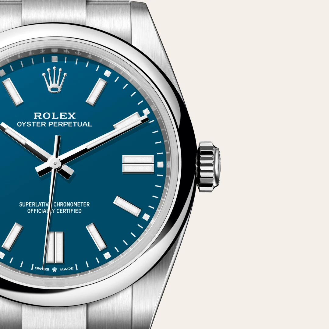 Rolex Oyster Perpetual 41 in Edelstahl Oystersteel, M134300-0009 – Atelier Stoess