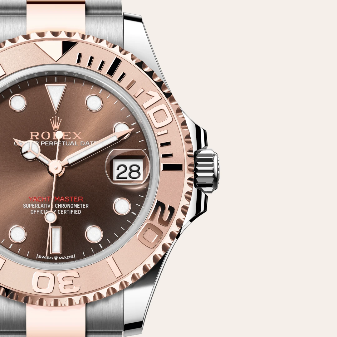Rolex Yacht-Master 37 in Rolesor Everose (Kombination aus Edelstahl Oystersteel und Everose-Gold), M268621-0003 – Atelier Stoess