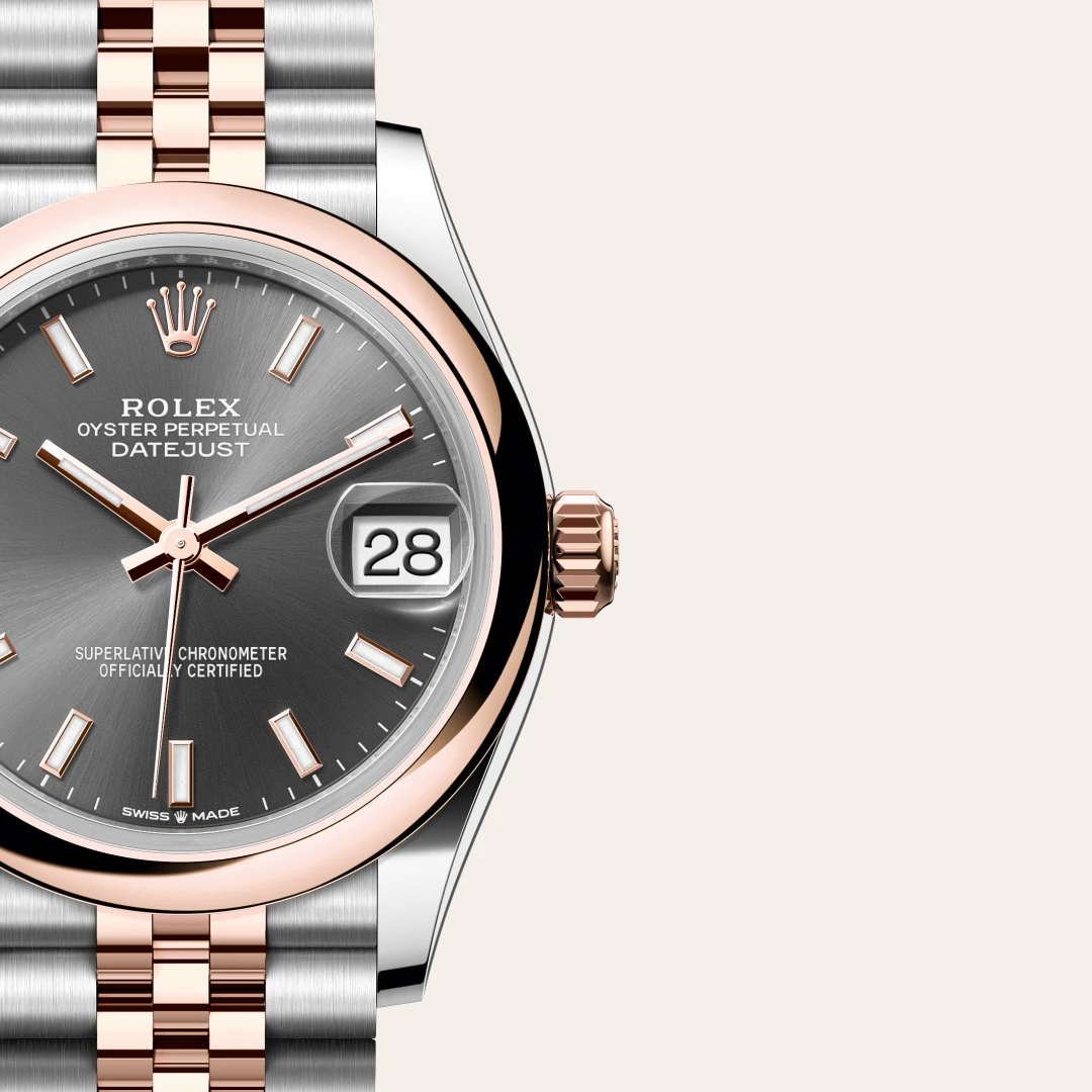 Rolex Datejust 31 in Rolesor Everose (Kombination aus Edelstahl Oystersteel und Everose-Gold), M278241-0018 – Atelier Stoess