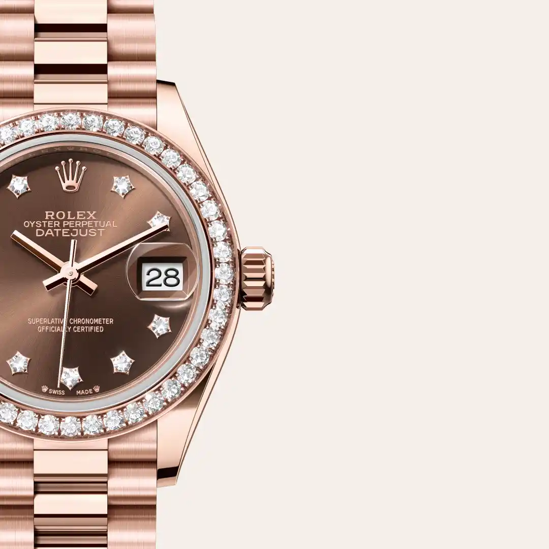 Rolex Lady-Datejust in 18 Karat Everose-Gold, M279135RBR-0001 – Atelier Stoess