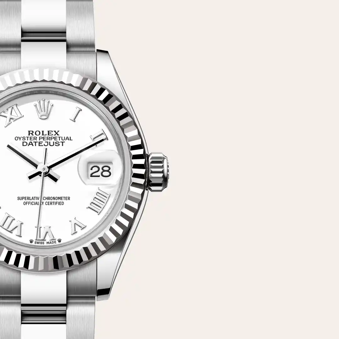 Rolex Lady-Datejust in Rolesor weiß (Kombination aus Edelstahl Oystersteel und Weißgold), M279174-0020 – Atelier Stoess