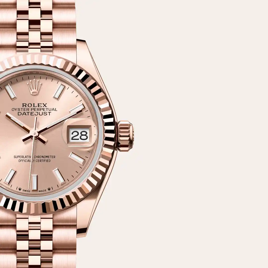 Rolex Lady-Datejust in 18 Karat Everose-Gold, M279175-0026 – Atelier Stoess