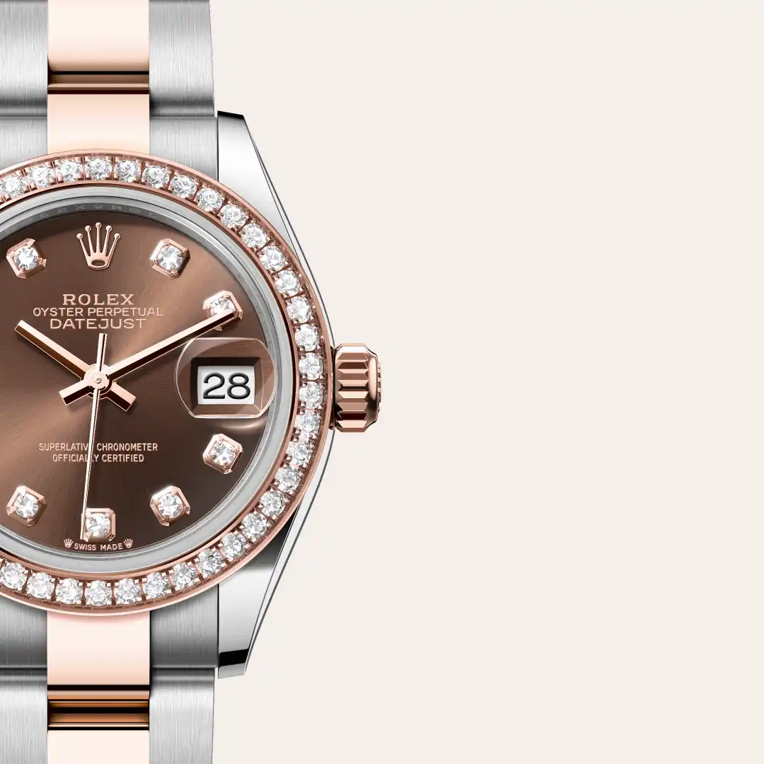 Rolex Lady-Datejust in Rolesor Everose (Kombination aus Edelstahl Oystersteel und Everose-Gold), M279381RBR-0012 – Atelier Stoess