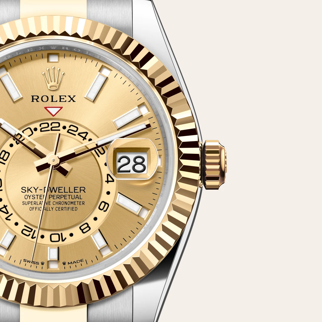 Rolex Sky-Dweller in Rolesor gelb (Kombination aus Edelstahl Oystersteel und Gelbgold), M336933-0001 – Atelier Stoess