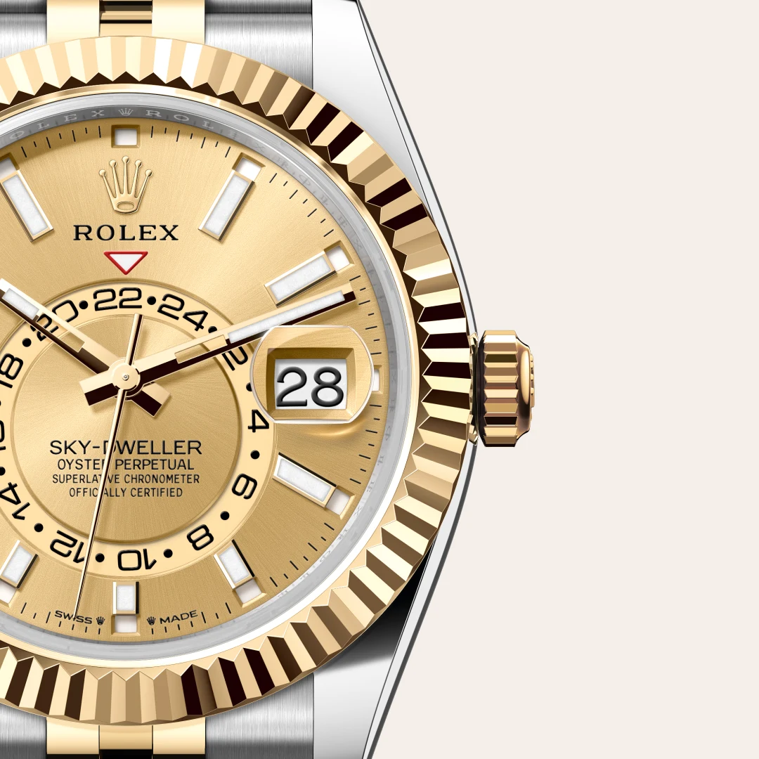 Rolex Sky-Dweller in Rolesor gelb (Kombination aus Edelstahl Oystersteel und Gelbgold), M336933-0002 – Atelier Stoess