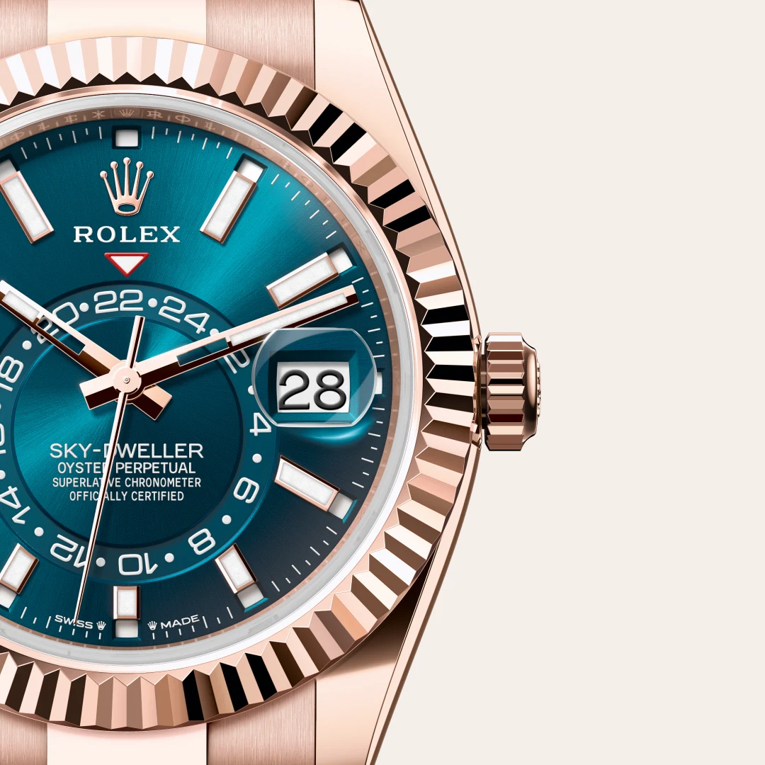Rolex Sky-Dweller in 18 Karat Everose-Gold, M336935-0001 – Atelier Stoess
