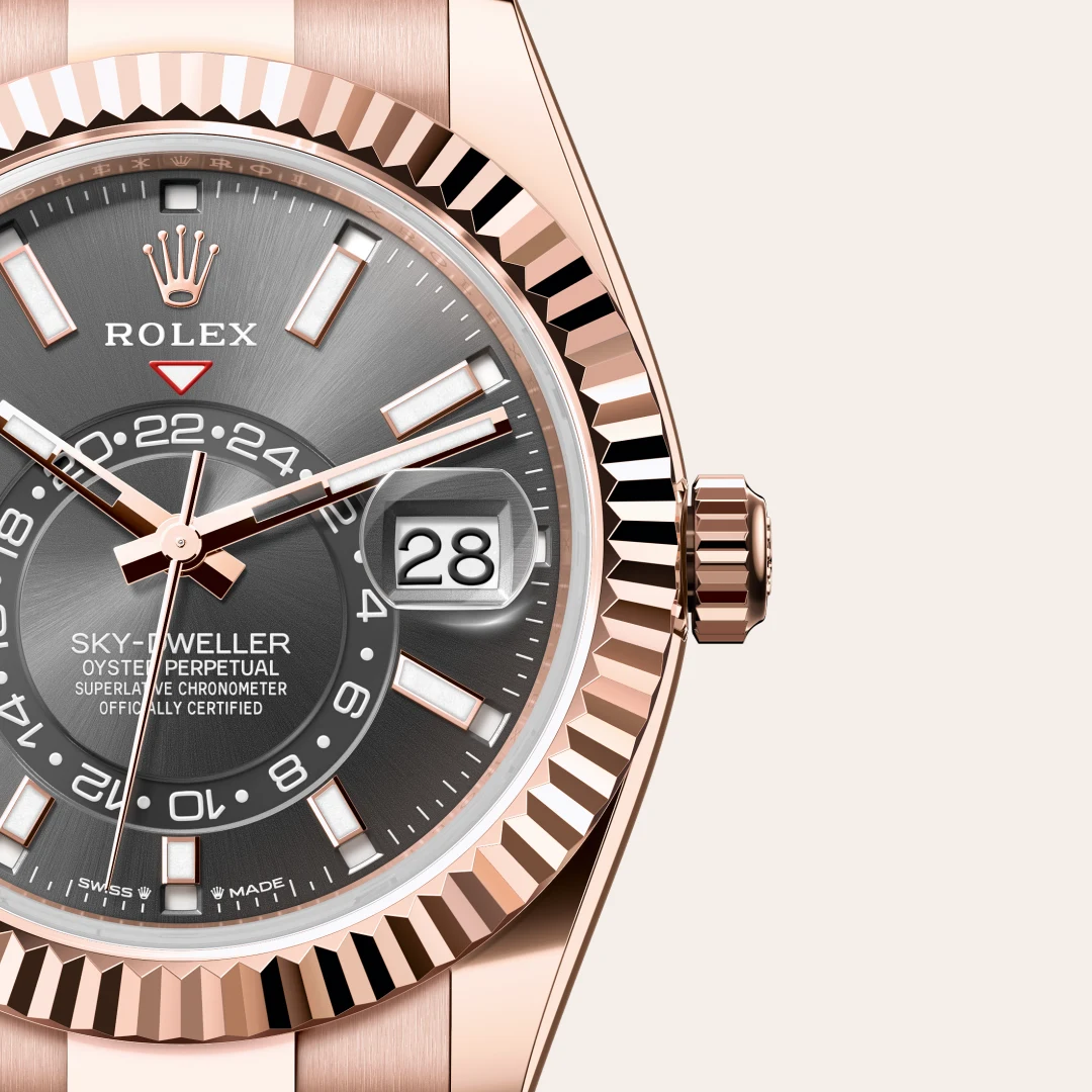 Rolex Sky-Dweller in 18 Karat Everose-Gold, M336935-0004 – Atelier Stoess