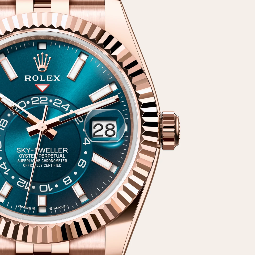 Rolex Sky-Dweller in 18 Karat Everose-Gold, M336935-0005 – Atelier Stoess