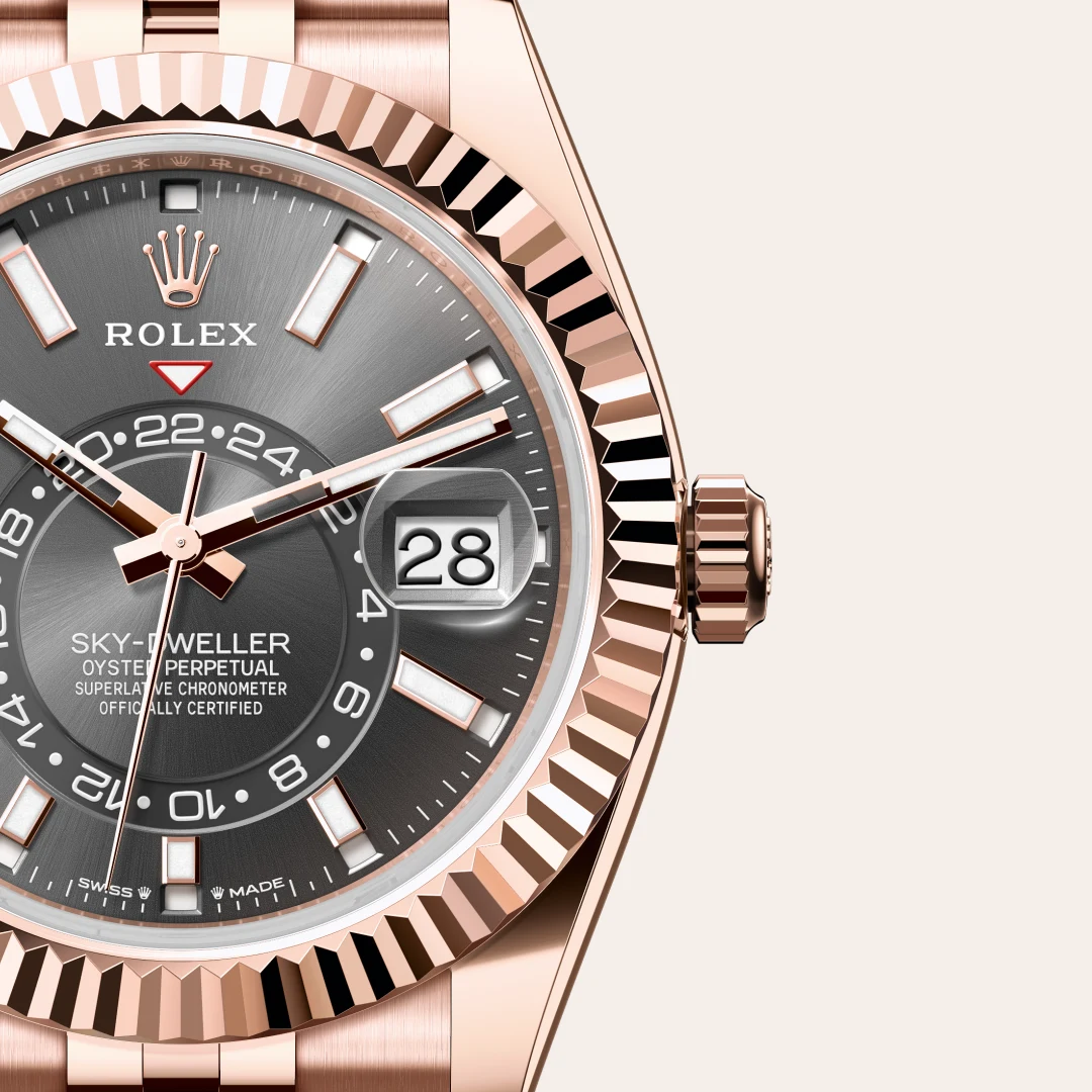 Rolex Sky-Dweller in 18 Karat Everose-Gold, M336935-0008 – Atelier Stoess