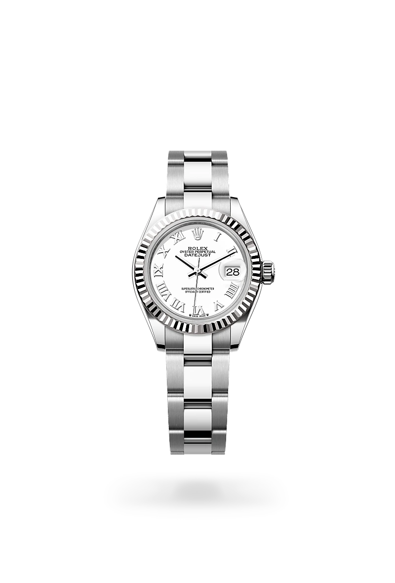 Rolex Lady-Datejust in Rolesor weiß (Kombination aus Edelstahl Oystersteel und Weißgold), M279174-0020 – Atelier Stoess